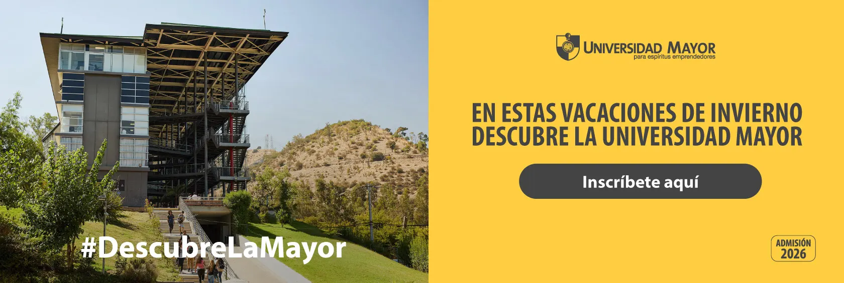 Inscríbete en los tour guiados de la U. Mayor